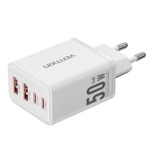 Alimentator retea Vention, 30W, 2 x USB-C, 2 x USB-A, GaN, Fast Charge, alb,  -6922794793163