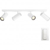 APLICA smart PHILIPS, LED, soclu GU10, putere 5.5 W x 4, tip lumina alb rece alb calda, 350 lumeni, alimentare 220 - 230 V