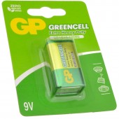 Baterie GP Batteries, Greencell 9V carbon zinc, blister 1 buc. 