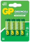 Baterie GP Batteries, Greencell AA 1.5V carbon zinc, shrink 4 buc. 