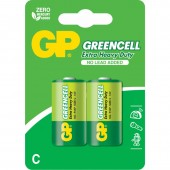 Baterie GP Batteries, Greencell C 1.5V carbon zinc, blister 2 buc. 