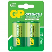 Baterie GP Batteries, Greencell D 1.5V carbon zinc, blister 2 buc. 