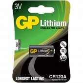 Baterie GP Batteries, Lithium CR123A 3V lithium, blister 1 buc. 