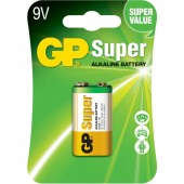 Baterie GP Batteries, Super Alcalina 9V alcalina, blister 1 buc. 