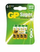 Baterie GP Batteries, Super Alcalina AAA 1.5V alcalina, blister 5 buc. 