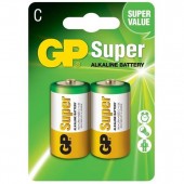 Baterie GP Batteries, Super Alcalina C 1.5V alcalina, blister 2 buc. 