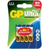 Baterie GP Batteries, Ultra+ Alcalina AAA 1.5V alcalina, blister 4 buc. 