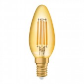 BEC LED Osram, soclu E14, putere 4 W, forma lumanare, lumina alb calda, alimentare 220 - 240 V
