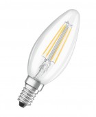 BEC LED Osram, soclu E14, putere 4W, forma lumanare, lumina alb rece, alimentare 220 - 240 V