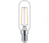BEC LED Philips, soclu E14, putere 2.1W, forma tub, lumina alb calda, alimentare 220 - 240 V
