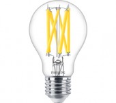 BEC LED Philips, soclu E27, putere 10.5W, forma clasic, lumina alb calda, alimentare 220 - 240 V
