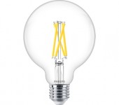 BEC LED Philips, soclu E27, putere 5.9W, forma sferic, lumina alb calda, alimentare 220 - 240 V