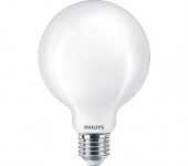 BEC LED Philips, soclu E27, putere 7W, forma sferic, lumina alb calda, alimentare 220 - 240 V