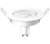 BEC LED Philips, soclu GU10, putere 4.7W, forma spot, lumina alb rece, alimentare 220 - 240 V