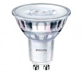 BEC LED Philips, soclu GU10, putere 4.9W, forma spot, lumina alb, alimentare 220 - 240 V