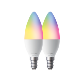 BEC LED wireless TP-LINK, 470lm, 4.8W, fasung E14, temp culoare 2500K - 6500K,ctr prin smartph.cu apl.Tapo, ajustare auto a luminii in fct. de mom zilei Tapo L430C