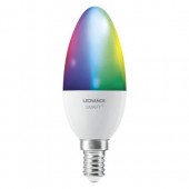BEC smart LED Osram, soclu E14, putere 5W, forma lumanare, lumina multicolora, alimentare 220 - 240 V