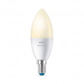BEC smart LED Philips, soclu E14, putere 4.9W, forma lumanare, lumina alb calda, alimentare 220 - 240 V