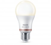 BEC smart LED Philips, soclu E27, putere 8 W, forma clasic, lumina multicolora, alimentare 220 - 240 V