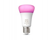 BEC smart LED Philips, soclu E27, putere 9W, forma clasic, lumina multicolora, alimentare 220 - 240 V
