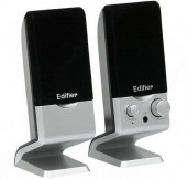 BOXE EDIFIER 2.0, RMS:   1.2W, control volum, USB power, silver
