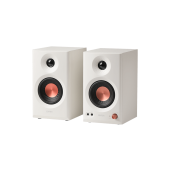 BOXE EDIFIER 2.0, RMS:  36W, studio monitor, volum, bass, treble, intrare jack 6.35 TRS balanced, RCA, iesire casti, white