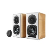 BOXE EDIFIER 2.0, RMS:88W,BT,telecomanda wireless,volum,bass,treble,USB-C,optic,coaxial,certificare Hi-Res,4 moduri:clasic,monitor,dinamic ,vocal,alb
