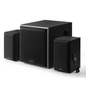 BOXE EDIFIER 2.1, RMS: 110W, bluetooth, telecomanda wireless, volum, bass, treble, optical, coaxial, black