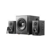 BOXE EDIFIER 2.1, RMS: 150W, bluetooth v6.0, telecomanda wireless, volum, bass, treble, Coax/Optical/LineIn/USB-C/HDMI eARC, black