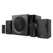 BOXE EDIFIER 2.1, RMS: 69W, bluetooth, telecomanda wireless, volum, bass, treble, AUX/USB/SD, black