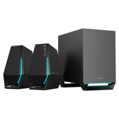 BOXE EDIFIER Gaming 2.1, RMS: 30W, bass 4 inch,control volum,BT/USB-A/USB-C/AUX, sound mode:Music/Game/Movie, 10 x LED RGB, frecv. rasp 93Hz-20KHz, USB power,black