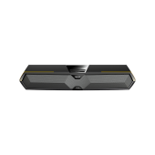 BOXE EDIFIER Gaming desktop, RMS: 5W, Bluetooth 5.3, USB-A, RGB, sound card/ mic, dim. 485x70x80mm, black