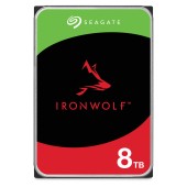 Bundle SEAGATE NAS HDD 8x8TB IronWolf 7200rpm 6Gb/s SATA 256MB cache 8.9cm 3.5inch 24x7 CMR for NAS and RAID Rackmount systems BLK