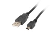 Cable length: 0.3 m. Connector 1: Mini-USB A, Connector 2: USB A, USB version: USB 2.0, Maximum data transfer rate: 0.48 Gbit/s, Product colour: Black