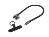Cable length: 0.3 m. Connector 1: USB C, Connector 2: USB C, USB version: USB 2.0, Maximum data transfer rate: 0.48 Gbit/s, Connector contacts plating: Gold, Product colour: Black