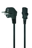 CABLU alimentare GEMBIRD 1m, intrare Shucko, iesire C13, 6A, black