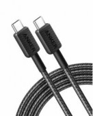 Cablu alimentare si date Anker, USB Type-C la USB Type-C, 1.8m 240W, invelis nylon, braided, negru,  - 0194644124236