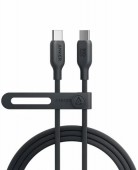 Cablu alimentare si date Anker, USB Type-C la USB Type-C, 1.8m rata transfer 480 Mbps, 100W, invelis TPU reciclat, negru,  - 0194644153168