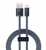 CABLU alimentare si date Baseus Dynamic Series, Fast Charging Data Cable pt. smartphone, USB la Lightning Iphone 2.4A, 1m, braided, gri  - 6932172605872