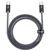 CABLU alimentare si date Baseus Dynamic Series, Fast Charging Data Cable pt. smartphone, USB Type-C la USB Type-C 100W, 1m, braided, gri  - 6932172605858