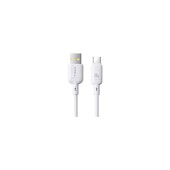 CABLU alimentare si date Baseus Pudding, Fast Charging Data Cable pt. smartphone, USB la USB Type-C 3A, 2m, alb  - 6932172692582