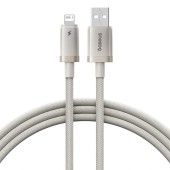 CABLU alimentare si date Baseus Titanium, pt smartphone, USB  la USB Type-C 100W, braided, 2m, galben  - 6932172669614