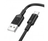 CABLU alimentare si date Borofone BX111, Charging Data Cable pt. smartphone, USB la USB Type-C, 3A, 1m, negru