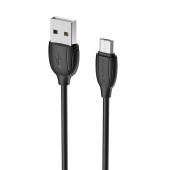 CABLU alimentare si date Borofone BX19, Charging Data Cable pt. smartphone, USB la micro USB, 2.4A, 1m, negru