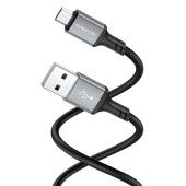 CABLU alimentare si date Borofone BX83, Charging Data Cable pt. smartphone, USB la microUSB, 2.4A, 1m, negru