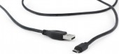 CABLU alimentare si date GEMBIRD, pt. smartphone, USB 2.0 la Micro-USB 2.0, 1.8m, negru