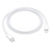 CABLU alimentare si date smartphone Apple, Lightning la USB Type-C, cauciuc, lungime 1 m, alb