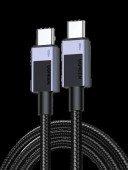 CABLU alimentare si date Ugreen, L512, Fast Charging Data Cable pt. smartphone, USB Type-C la USB Type-C 100W, 0.5m, negru - 6941876239856