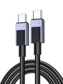 CABLU alimentare si date Ugreen, L512, Fast Charging Data Cable pt. smartphone, USB Type-C la USB Type-C 100W, 2m, gri - 6941876240647