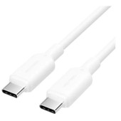 Cablu alimentare si date Vention, USB Type-C la USB Type-C, 1m, 480 Mbps, 60W, PVC, alb,  -6922794783348